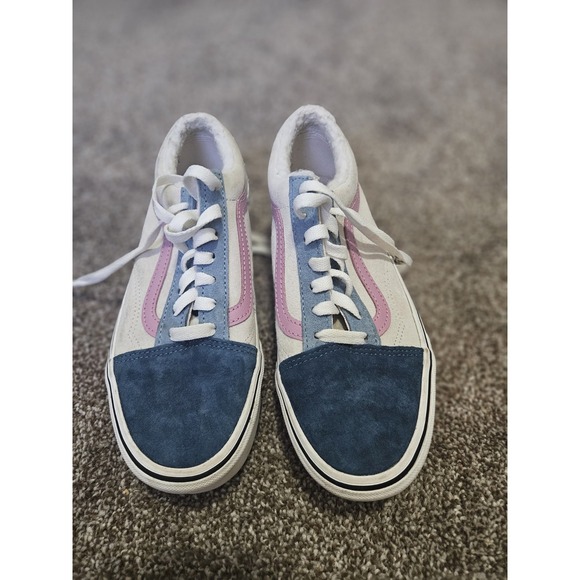 Vans - Women's Old Skool Stackform Pig Suede / Sherpa Multi Pastel 6MENS 7.5 Wo - Picture 2 of 8